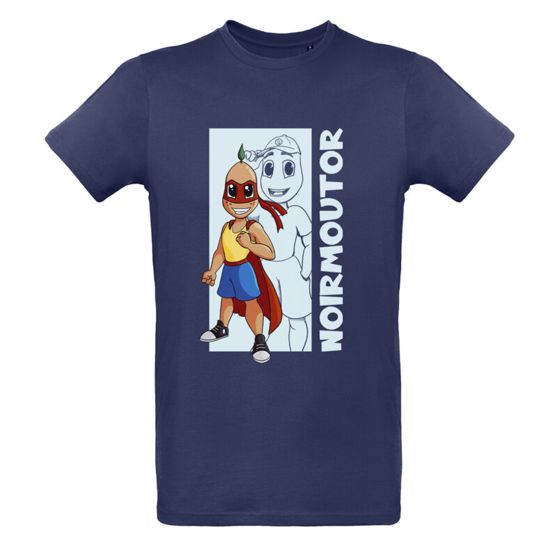 T-shirt unisexe "Noirmoutor" navy