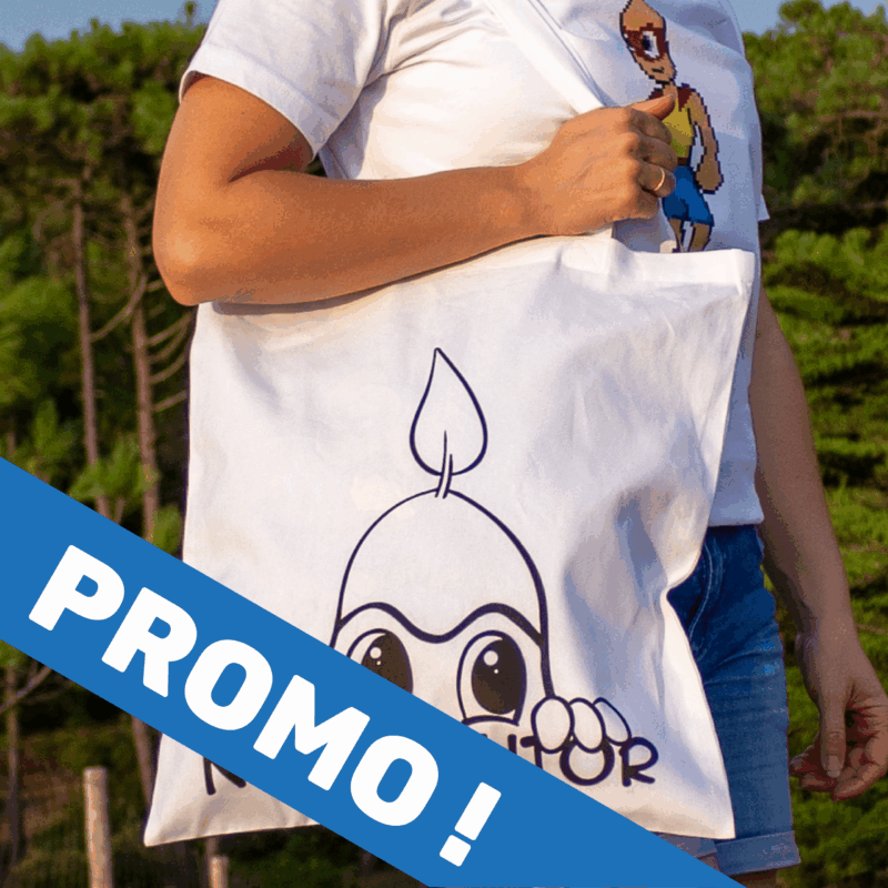 Tote bag "Noirmoutor caché"