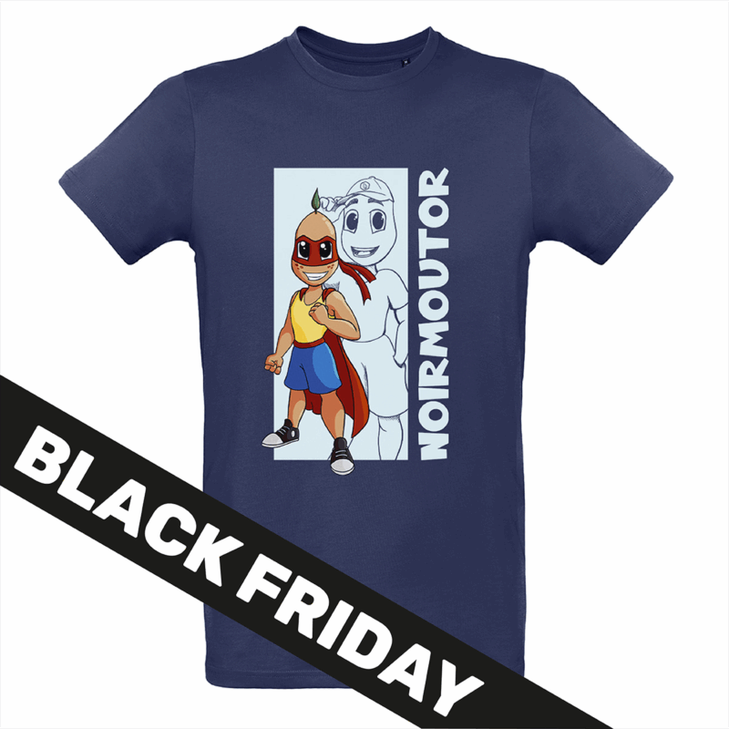 T-shirt unisexe "Noirmoutor" navy