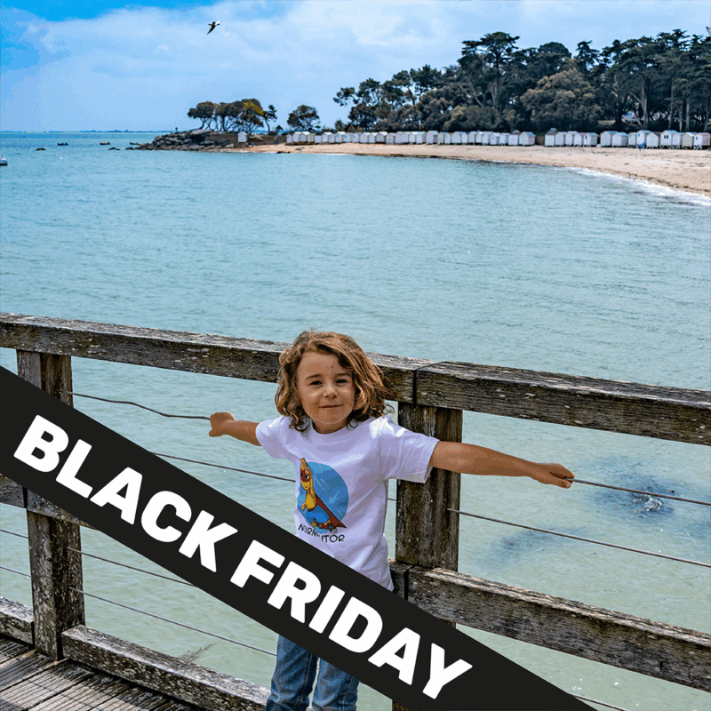 T-shirt enfant "Noirmoutor en vol"