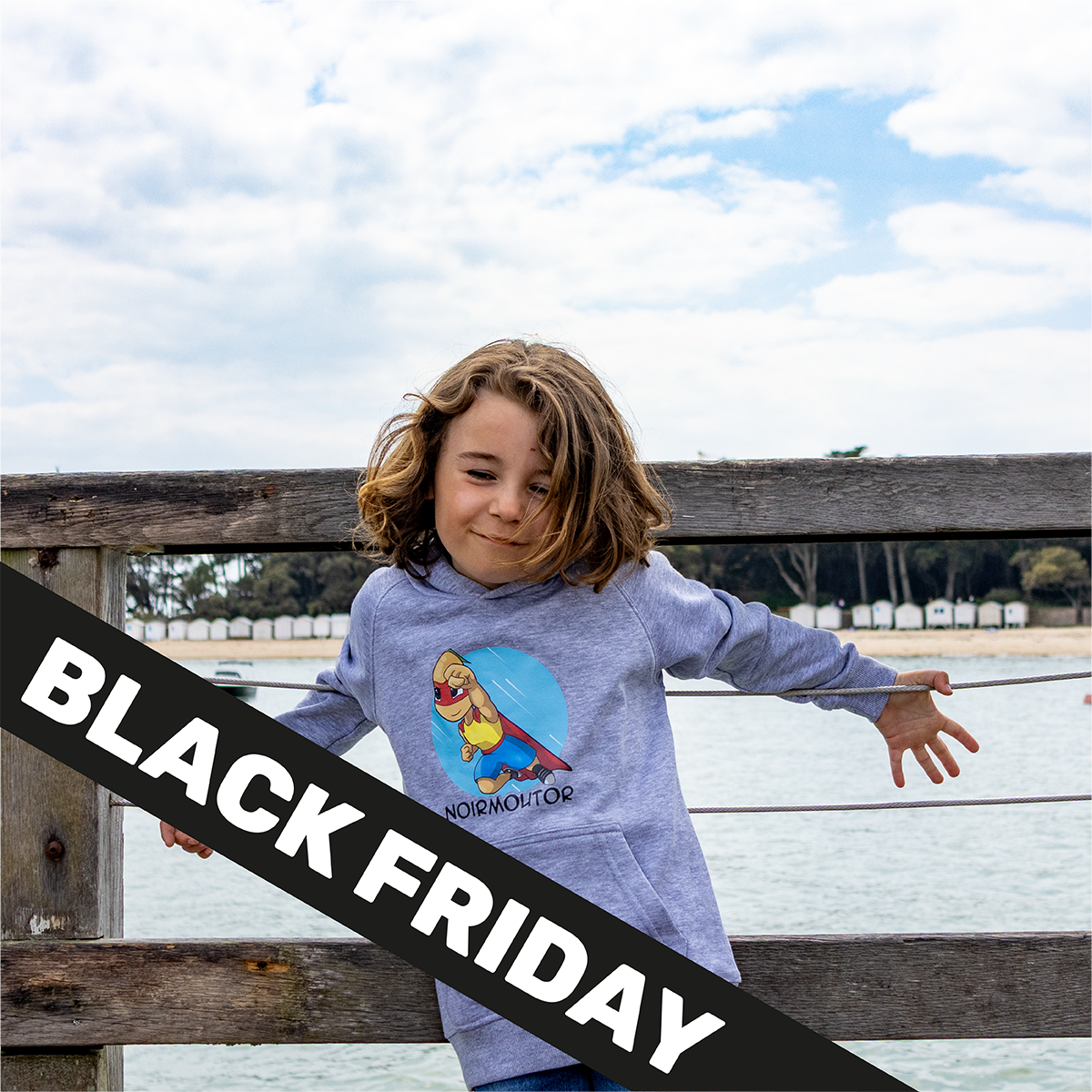 Sweat enfant Noirmoutor en vol