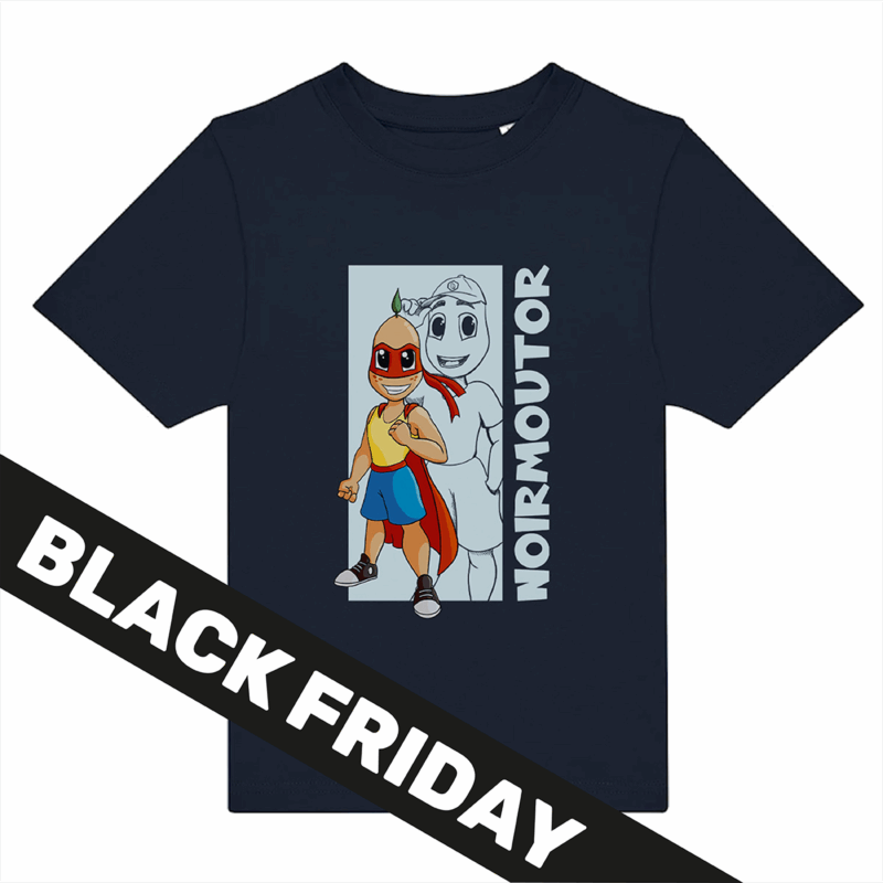 T-shirt enfant "Noirmoutor" navy