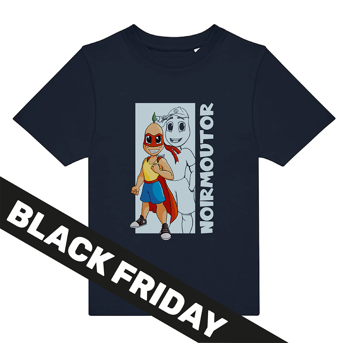 T-shirt enfant "Noirmoutor" navy