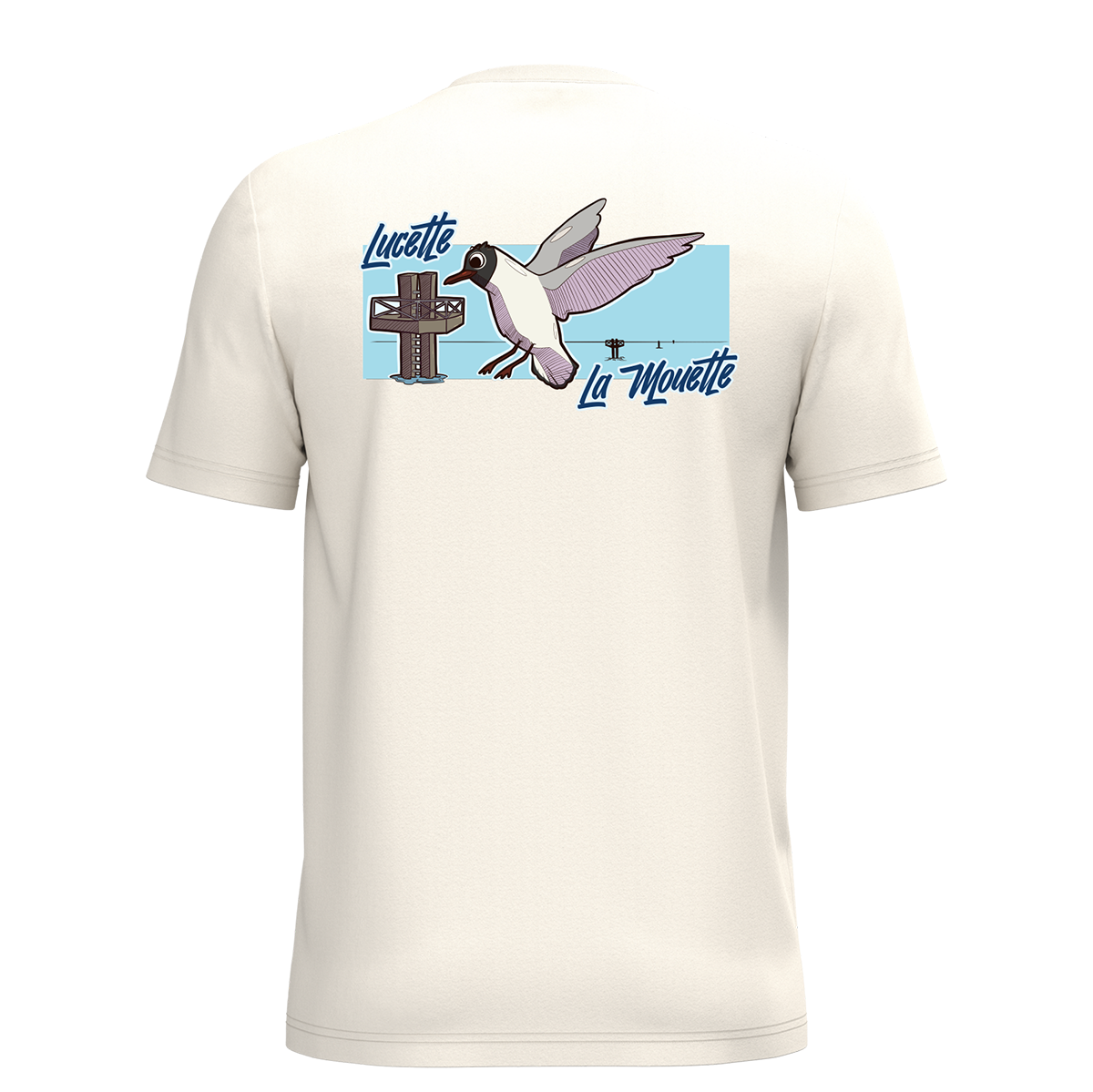 T-shirt unisexe "Lucette la Mouette"